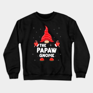 The Papaw Gnome Matching Family Christmas Pajama Crewneck Sweatshirt